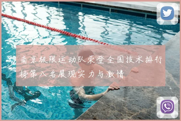 南京极限运动队荣登全国技术排行榜第八名展现实力与激情